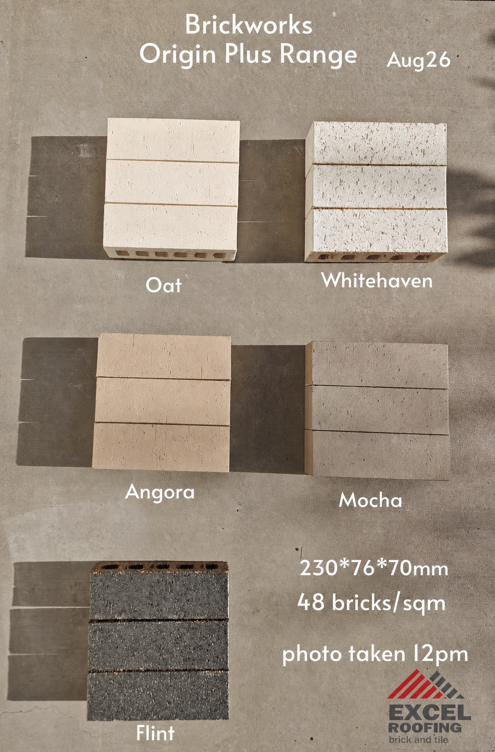 Brickworks Origin Plus — 12 pm reference collection