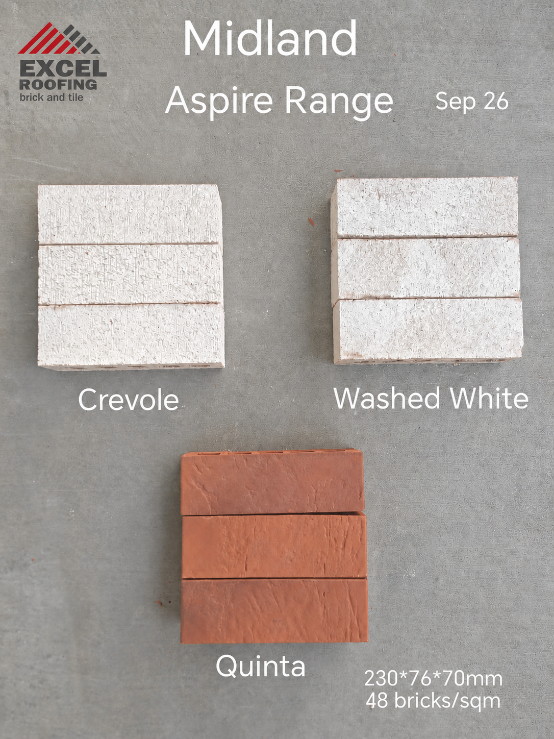Midland Brick Midland – Aspire Range samples