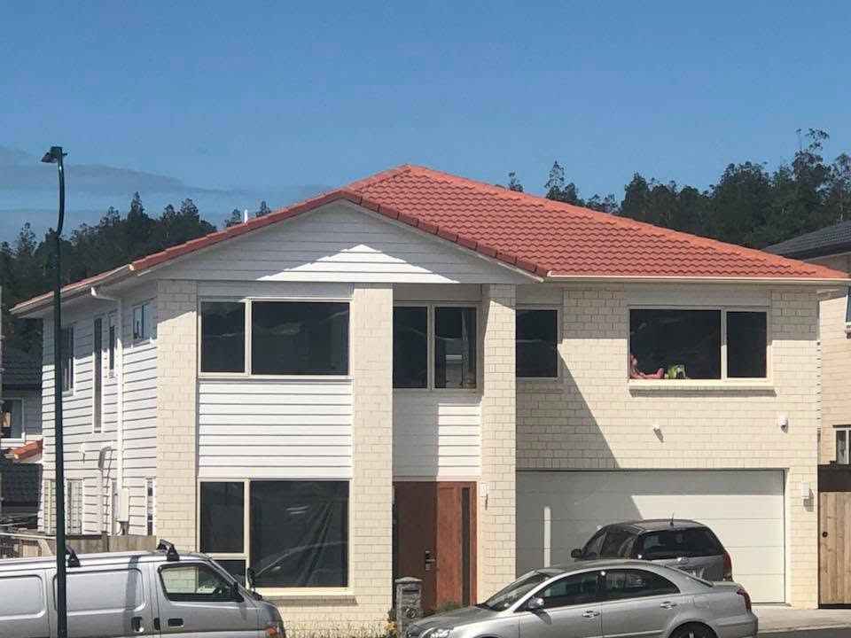 Red tile residential roof