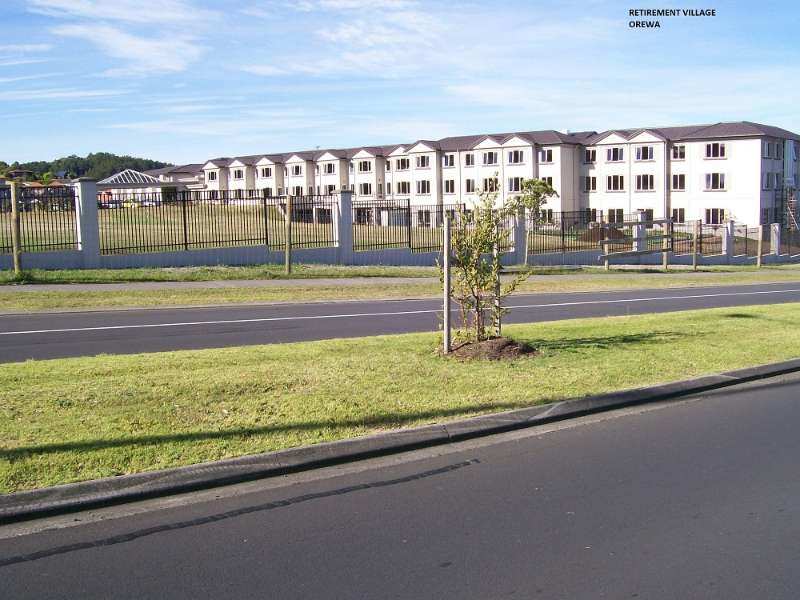 Completed retirement village buildings at Retirement Village Orewa