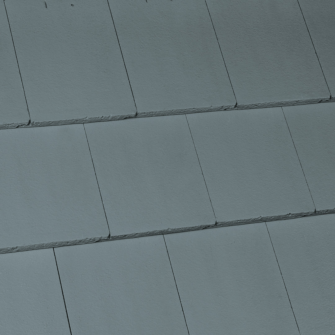 Installed Horizon profile concrete roof tiles