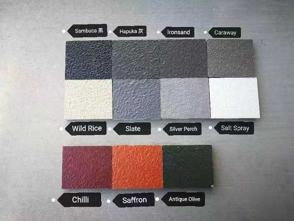 Monier concrete roof tile colour chart