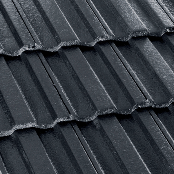 Tudor profile concrete roof tiles in Barramundi colour