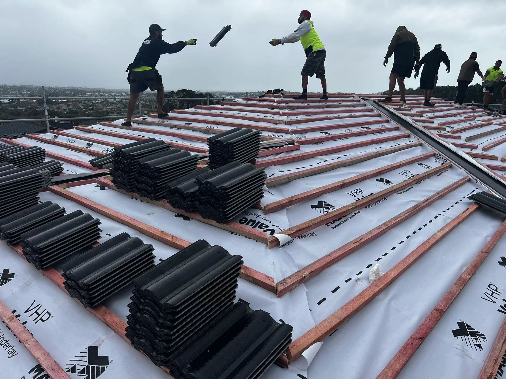 Working in changing Auckland weather